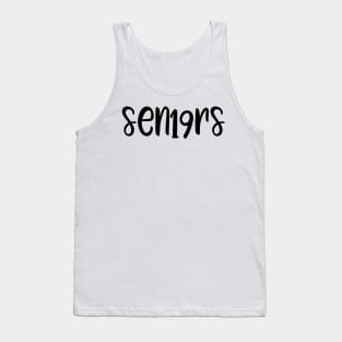 Seniors 19 Cursive Tank Top